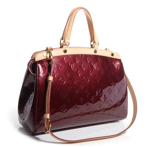 Wear & Tear: Louis Vuitton Brea MM in Rouge Fauviste Vernis